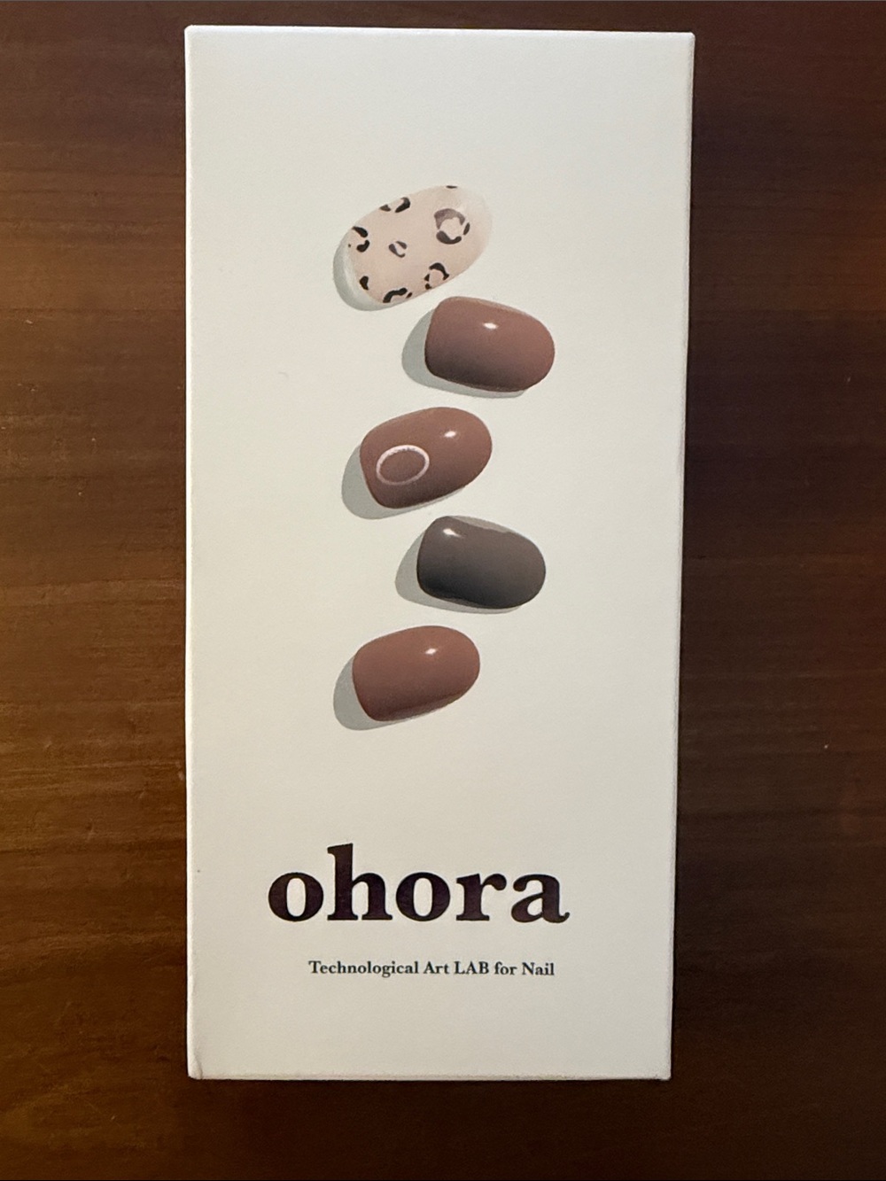 ohora Semicured Gel Nail Strips - N Cozy Leopard ND-026 NEW